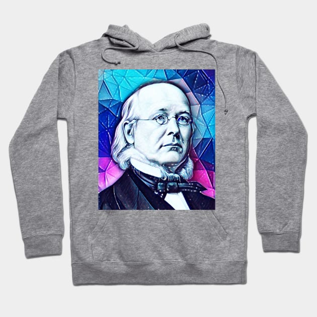 Horace Greeley Snowy Portrait | Horace Greeley Artwork 5 Hoodie by JustLit